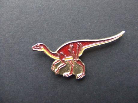 Dinosaurus Tyrannosauridae rood-bruin